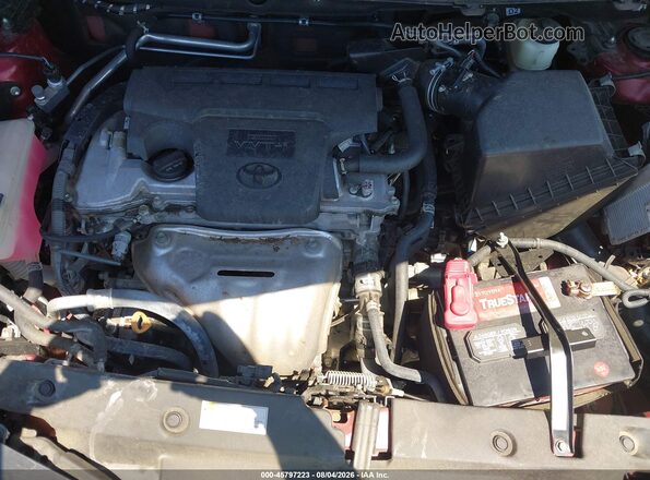 2T3RFREV4JW710997 2018 TOYOTA RAV4 Red უკანა ხედი