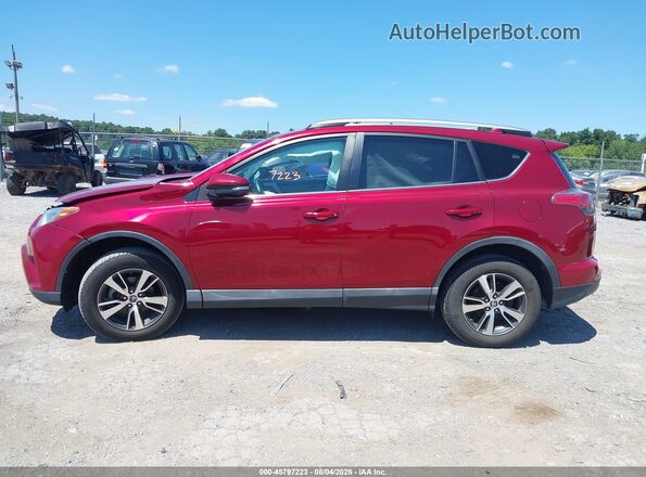 2T3RFREV4JW710997 2018 TOYOTA RAV4 Red სალონის 360-გრადუსიანი ხედი