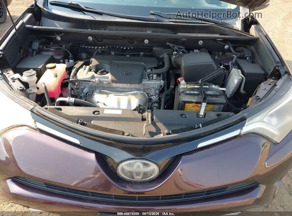 2T3RFREV4JW720672 2018 TOYOTA RAV4 Purple Вид ззаду