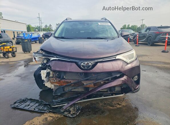 2T3RFREV4JW812817 2018 TOYOTA RAV4 Purple Widok z przodu