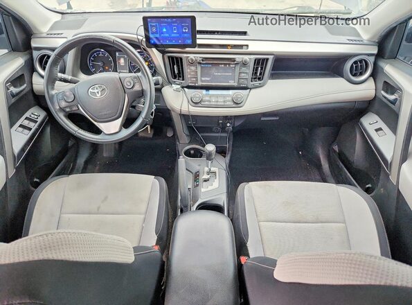 2T3RFREV5GW465040 2016 TOYOTA RAV4 Gray წინა პანელის ხედი