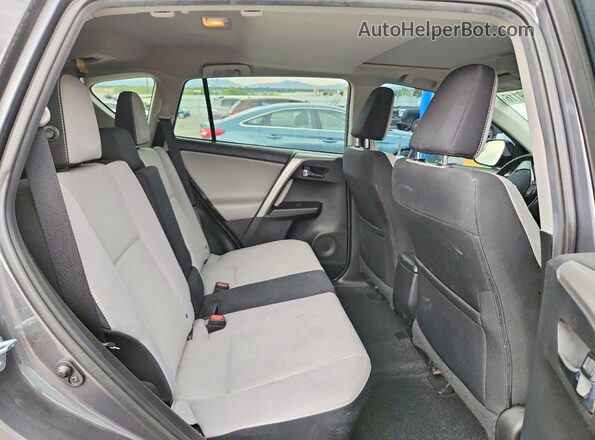 2T3RFREV5GW465040 2016 TOYOTA RAV4 Gray უკანა სალონის ხედი