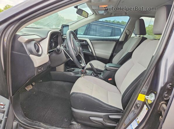 2T3RFREV5GW465040 2016 TOYOTA RAV4 Gray წინა სალონის ხედი