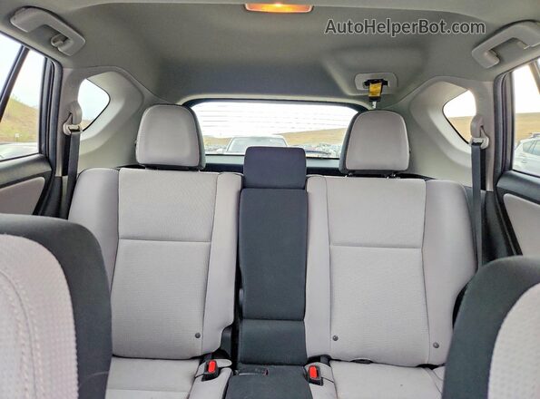 2T3RFREV5GW465040 2016 TOYOTA RAV4 Gray უკანა სავარძლების ხედი