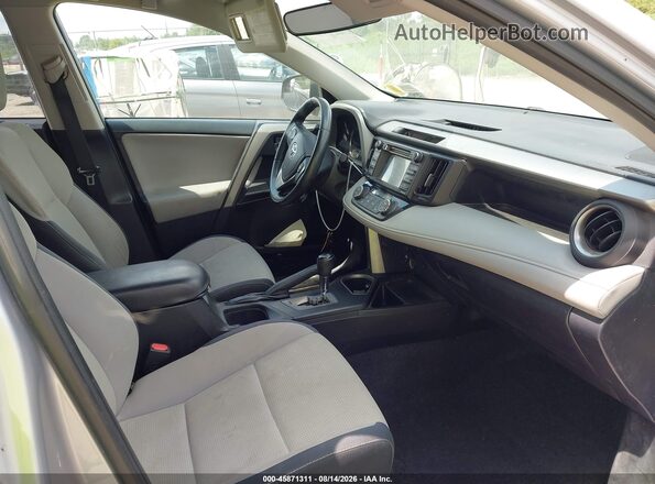 2T3RFREV5GW485451 2016 TOYOTA RAV4 Silver Вид салону спереду