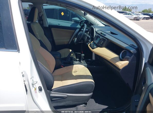 2T3RFREV5GW515967 2016 TOYOTA RAV4 White Front interior view