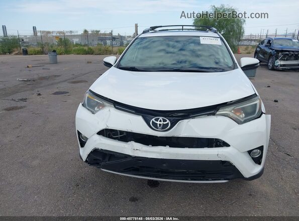 2T3RFREV5GW515967 2016 TOYOTA RAV4 White Instrument cluster view