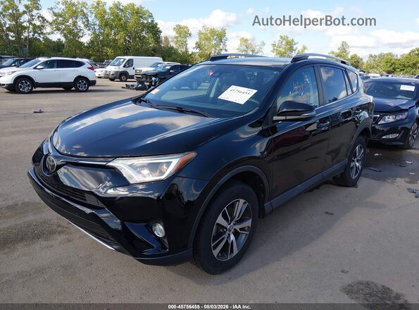 2T3RFREV5HW542541 2017 TOYOTA RAV4 Black Առջևի ձախ երեք քառորդ տեսարան