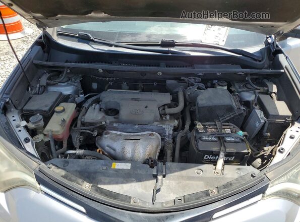 2T3RFREV5HW615990 2017 TOYOTA RAV4 Silver Սալոնի հետևի տեսք