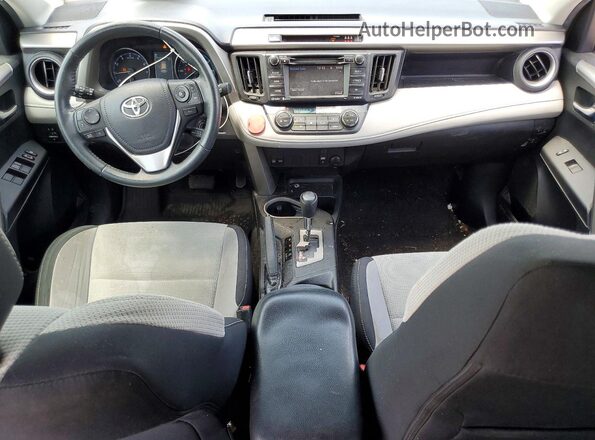 2T3RFREV5HW615990 2017 TOYOTA RAV4 Silver Առջևի վահանակի տեսք