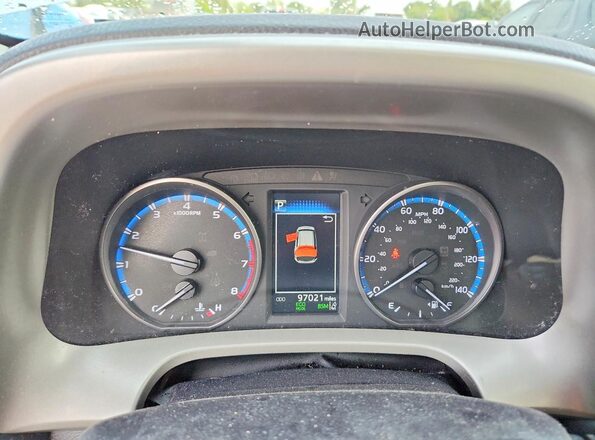 2T3RFREV5JW839136 2018 TOYOTA RAV4 Silver Widok zestawu wskaźników