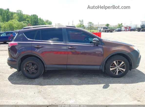 2T3RFREV6HW671095 2017 TOYOTA RAV4 Purple Вид задньої частини салону