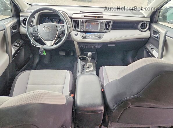 2T3RFREV6JW728059 2018 TOYOTA RAV4 Gray Вид панелі приладів