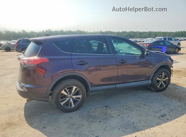 2T3RFREV6JW797219 2018 TOYOTA RAV4 Purple Trasero derecho
