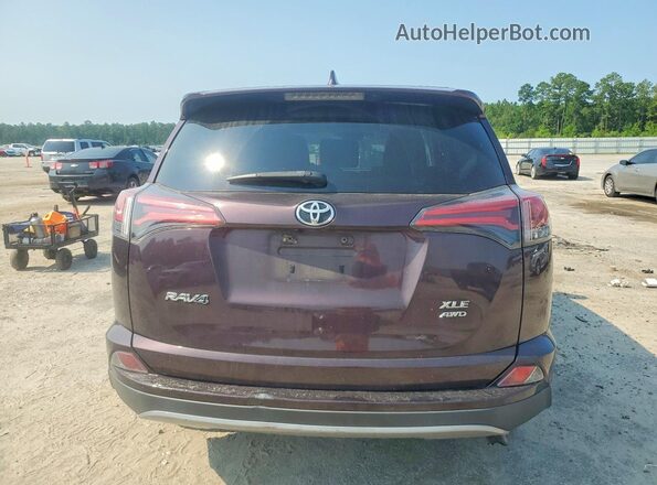 2T3RFREV6JW797219 2018 TOYOTA RAV4 Purple Vista trasera