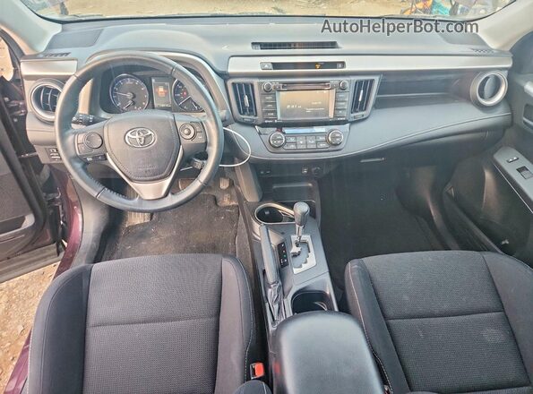 2T3RFREV7GW453892 2016 TOYOTA RAV4 Purple Առջևի վահանակի տեսք