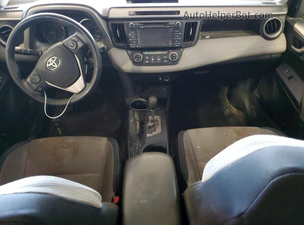 2T3RFREV7GW496466 2016 TOYOTA RAV4 Серый Вид панели приборов