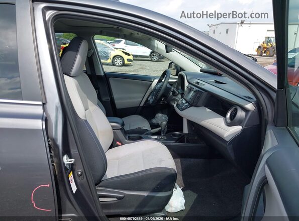 2T3RFREV7GW500290 2016 TOYOTA RAV4 Gray Widok wnętrza z przodu