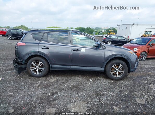 2T3RFREV7GW500290 2016 TOYOTA RAV4 Gray Widok wnętrza z tyłu