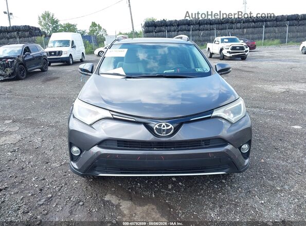 2T3RFREV7GW500290 2016 TOYOTA RAV4 Gray Widok zestawu wskaźników
