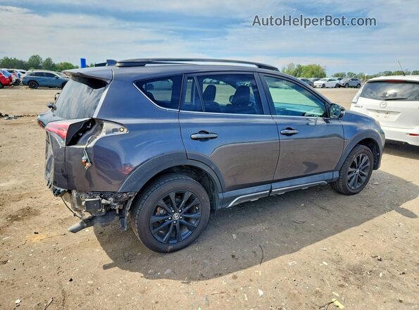 2T3RFREV7JW701940 2018 TOYOTA RAV4 Gray Հետևի աջ
