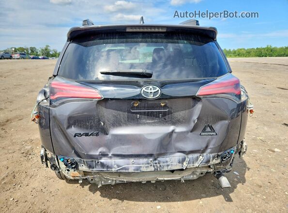 2T3RFREV7JW701940 2018 TOYOTA RAV4 Gray Հետևի տեսք