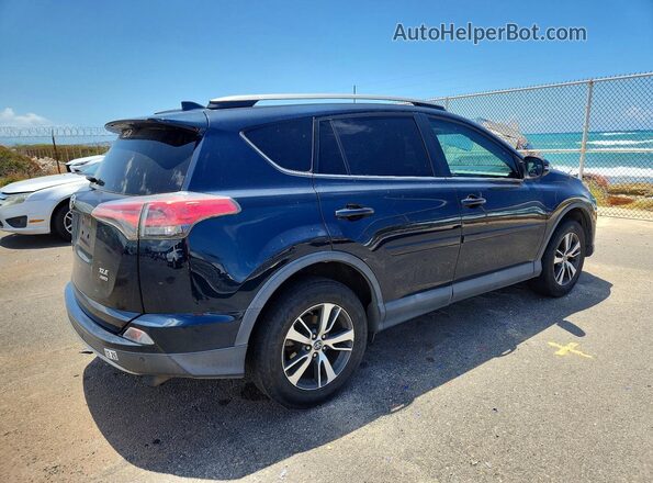 2T3RFREV7JW743623 2018 TOYOTA RAV4 Blue Tył prawy