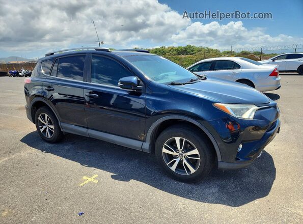 2T3RFREV7JW743623 2018 TOYOTA RAV4 Blue Przód prawy