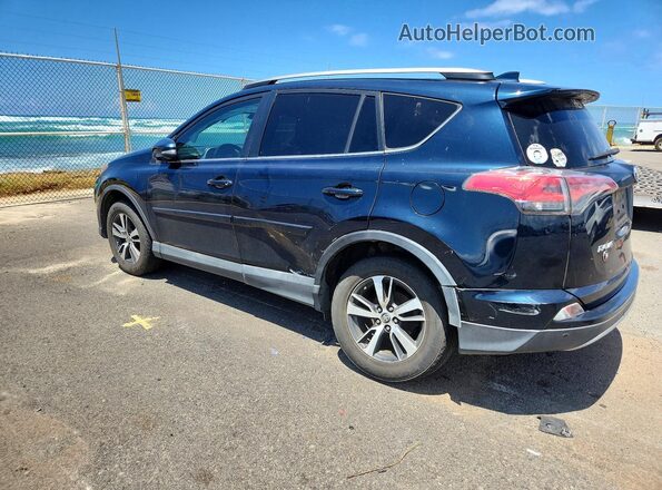 2T3RFREV7JW743623 2018 TOYOTA RAV4 Blue Tył lewy