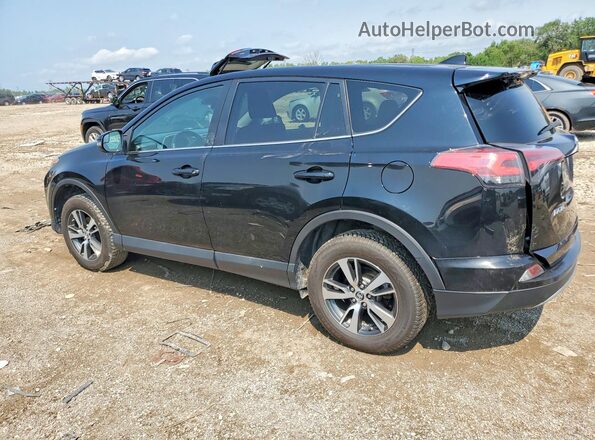2T3RFREV7JW799416 2018 TOYOTA RAV4 Black უკანა მარცხენა