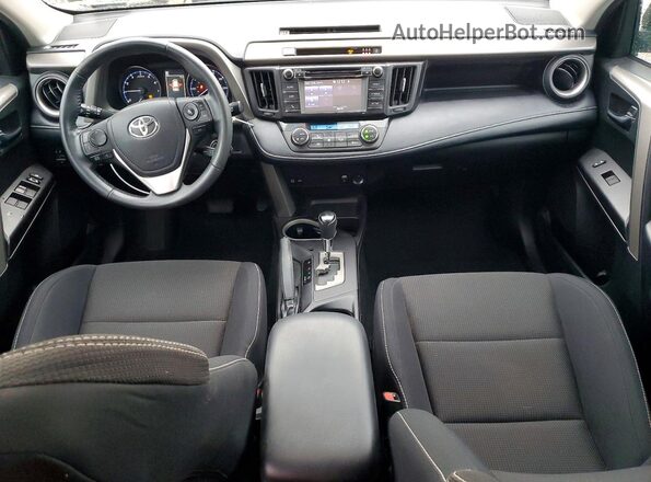 2T3RFREV7JW799416 2018 TOYOTA RAV4 Black წინა პანელის ხედი