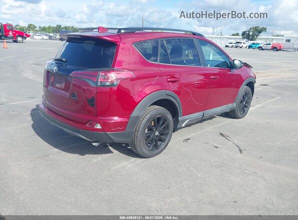 2T3RFREV7JW815386 2018 TOYOTA RAV4 Red Հետևի աջ