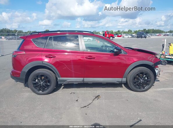 2T3RFREV7JW815386 2018 TOYOTA RAV4 Red Սալոնի 360 աստիճան տեսք