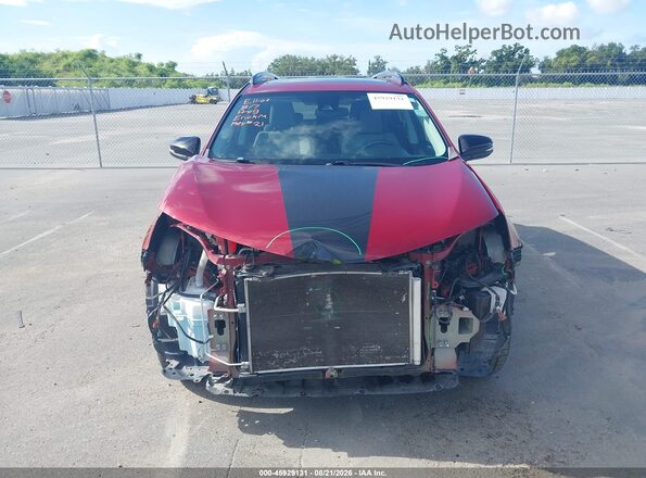 2T3RFREV7JW815386 2018 TOYOTA RAV4 Red Սալոնի հետևի տեսք