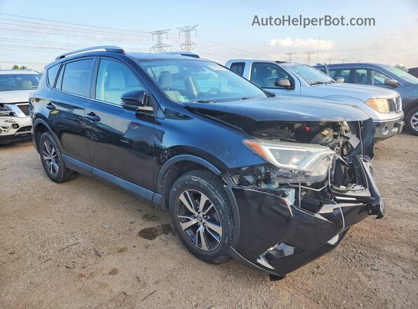 2T3RFREV8GW474198 2016 TOYOTA RAV4 Black Передня права чверть