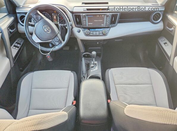 2T3RFREV8GW474198 2016 TOYOTA RAV4 Black Вид панелі приладів