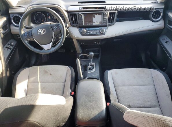 2T3RFREV8GW500136 2016 TOYOTA RAV4 Gray Առջևի վահանակի տեսք