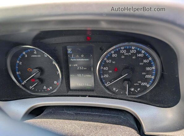 2T3RFREV8GW513694 2016 TOYOTA RAV4 Серый Вид щитка приборов