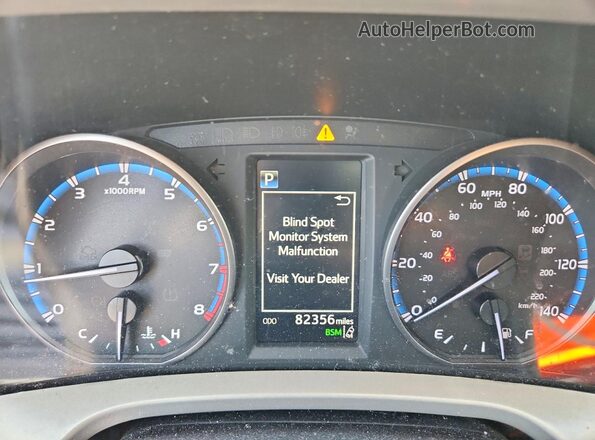 2T3RFREV8JW789364 2018 TOYOTA RAV4 Красный Вид щитка приборов