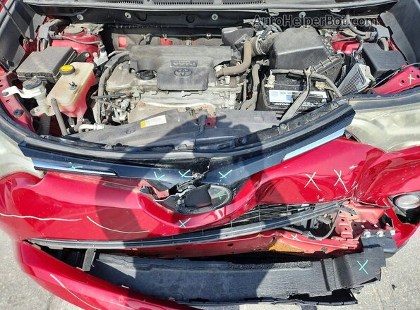 2T3RFREV8JW789364 2018 TOYOTA RAV4 Красный Вид подкапотного пространства
