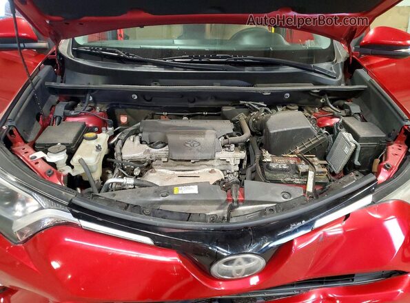 2T3RFREV9GW533467 2016 TOYOTA RAV4 Красный Вид подкапотного пространства