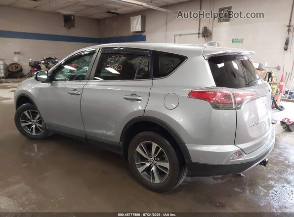 2T3RFREV9JW789566 2018 TOYOTA RAV4 Silver უკანა მარცხენა