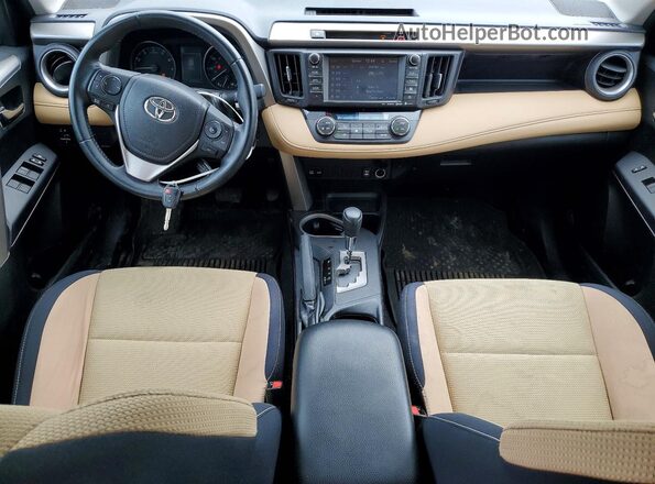 2T3RFREVXHW559769 2017 TOYOTA RAV4 Burgundy Dashboard view