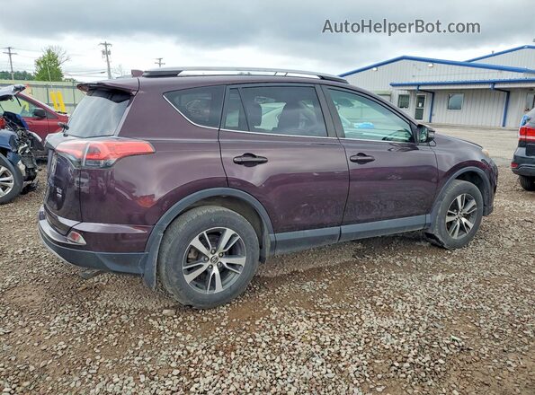2T3RFREVXHW559769 2017 TOYOTA RAV4 Burgundy Rear right
