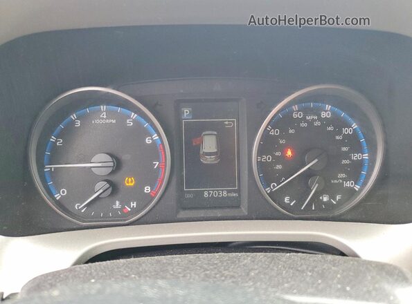2T3RFREVXHW559769 2017 TOYOTA RAV4 Burgundy Instrument cluster view