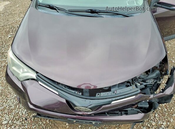 2T3RFREVXHW559769 2017 TOYOTA RAV4 Burgundy Engine compartment view