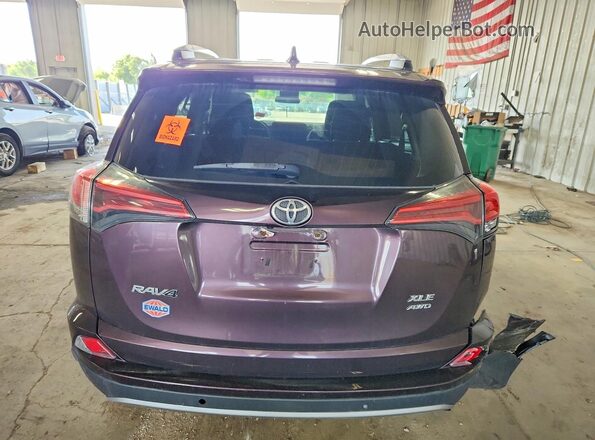 2T3RFREVXHW688952 2017 TOYOTA RAV4 Purple Հետևի տեսք