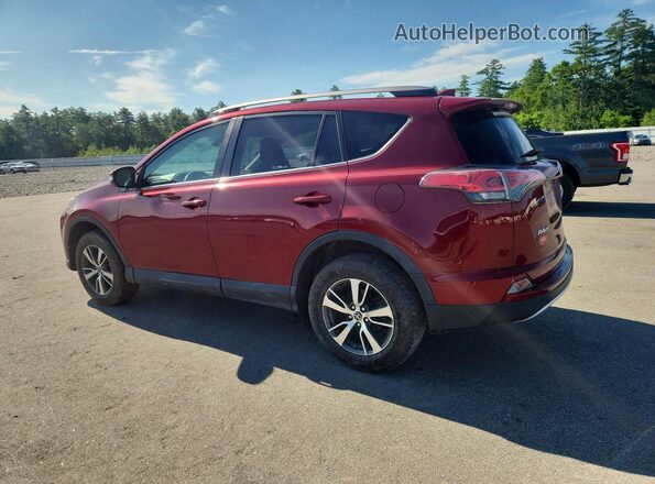 2T3RFREVXJW816533 2018 TOYOTA RAV4 Red Հետևի ձախ