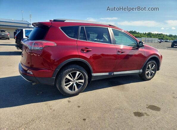 2T3RFREVXJW816533 2018 TOYOTA RAV4 Red Հետևի աջ