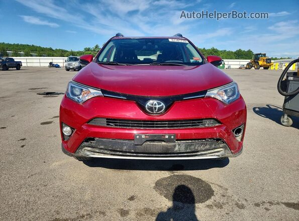 2T3RFREVXJW816533 2018 TOYOTA RAV4 Red Դիմացի տեսք